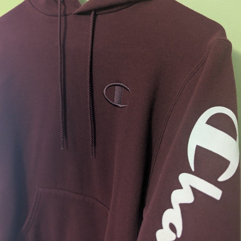 Champion Burgundy Hoodie